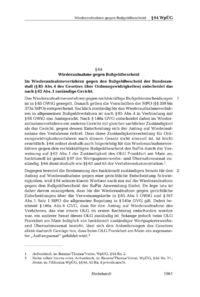 Dokument § 64 Wiederaufnahme gegen Bußgeldbescheid