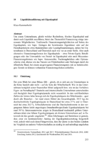 Dokument Liquiditätszuführung mit Eigenkapital