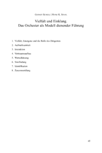 Dokument Vielfalt und Einklang. Das Orchester als Modell dienender F&uuml;hrung