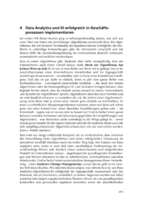 Dokument Data Analytics und KI erfolgreich in Gesch&auml;ftsprozessen implementieren