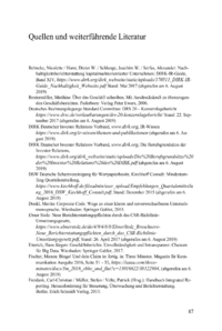 Dokument Quellen und weiterführende Literatur
