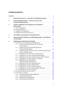 Dokument Inhaltsverzeichnis