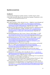Dokument Quellenverzeichnis