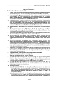 Dokument § 3 Begriffsbestimmungen