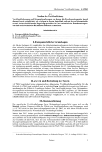Dokument § 5 Medien der Veröffentlichung