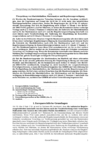 Dokument § 14 Überprüfung von Marktdefinition, Marktanalyse und Regulierungsverfügung