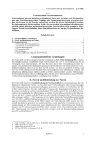 Dokument § 17 Vertraulichkeit von Informationen