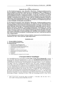 Dokument § 18 Kontrolle über Zugang zu Endnutzern