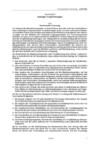 Dokument &sect; 40 Funktionelle Trennung