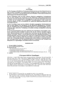 Dokument § 45d Netzzugang