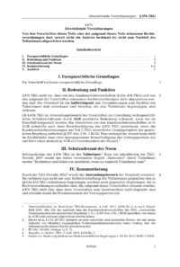 Dokument &sect; 47b Abweichende Vereinbarungen