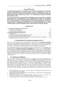 Dokument § 53 Frequenzzuweisung