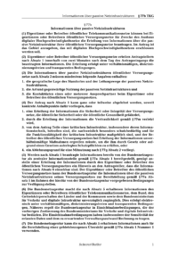 Dokument § 77b Informationen über passive Netzinfrastrukturen