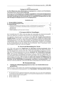 Dokument § 77e Umfang des Mitnutzungsanspruchs
