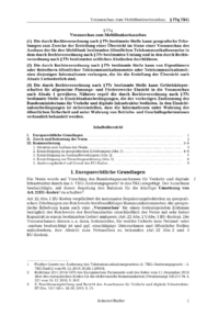 Dokument § 77q Vorausschau zum Mobilfunknetzausbau