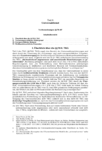 Dokument Vorbemerkungen &sect;&sect; 78&ndash;87