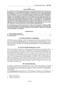 Dokument § 86 Sicherheitsleistungen