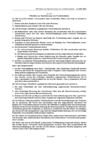 Dokument § 113b Pflichten zur Speicherung von Verkehrsdaten