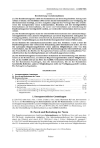 Dokument § 123b Bereitstellung von Informationen
