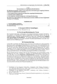 Dokument § 138a Informationen zu eingelegten Rechtsbehelfen