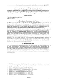 Dokument § 141 Anerkannte Abrechnungsstelle für den Seefunkverkehr