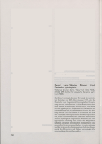 Dokument Ewald Lang / Gisela Zifonun (Hg.): Deutsch – typologisch 