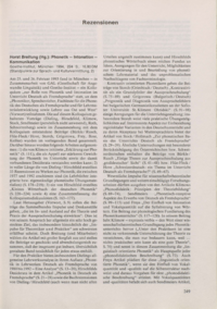 Dokument Horst Breitung (Hg.): Phonetik &ndash; Intonation &ndash; Kommunikation