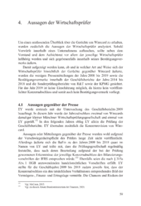 Dokument Aussagen der Wirtschaftspr&uuml;fer