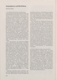 Dokument Schematheorie und Wortbildung