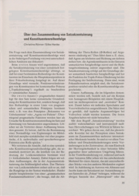 Dokument Über den Zusammenhang von Satzakzentuierung und Konstituentenreihenfolge