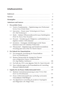 Dokument Inhaltsverzeichnis