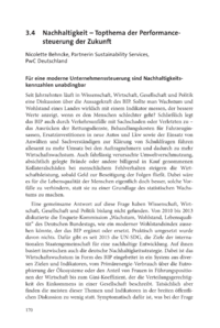Dokument Nachhaltigkeit – Topthema der Performancesteuerung der Zukunft