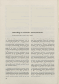 Dokument Auf dem Wege zu einer neuen Lehrbuchgeneration?