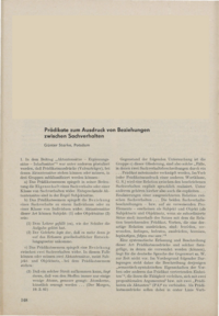 Dokument Prädikate zum Ausdruck von Beziehungen zwischen Sachverhalten