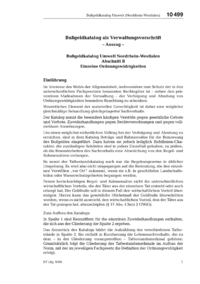 Dokument Bu&szlig;geldkatalog Umwelt Nordrhein-Westfalen (Auszug)