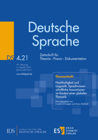 Dokument Deutsche Sprache Ausgabe 04 2021