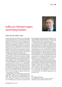 Dokument Aufbruch: Wandel wagen, nachhaltig handeln