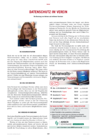 Dokument Datenschutz im Verein