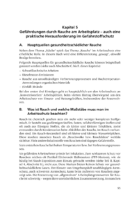 Dokument Gefährdungen durch Rauche am Arbeitsplatz – auch eine praktische Herausforderung im Gefahrstoffschutz