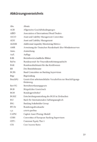 Dokument Abkürzungsverzeichnis