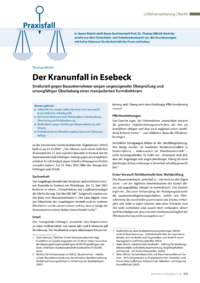 Dokument Der Kranunfall in Esebeck