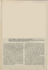 Dokument Werner Mühlner/Karl-Ernst Sommerfeldt (Hrsg.): Semantik, Valenz und Sprachkonfrontation des Russischen mit dem Deutschen