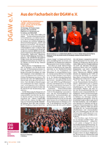 Dokument Aus der Facharbeit der DGAW e.V.