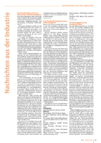 Dokument Nachrichten aus der Industrie