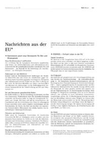 Dokument Nachrichten aus der EU