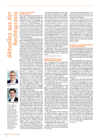 Dokument Aktuelles aus der Rechtspraxis