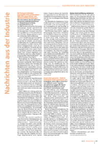 Dokument Nachrichten aus der Industrie