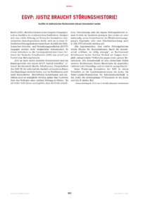 Dokument EGVP: Justiz braucht Störungshistorie!