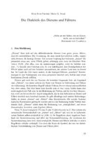 Dokument Die Dialektik des Dienens und Führens