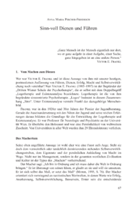 Dokument Sinn-voll Dienen und Führen